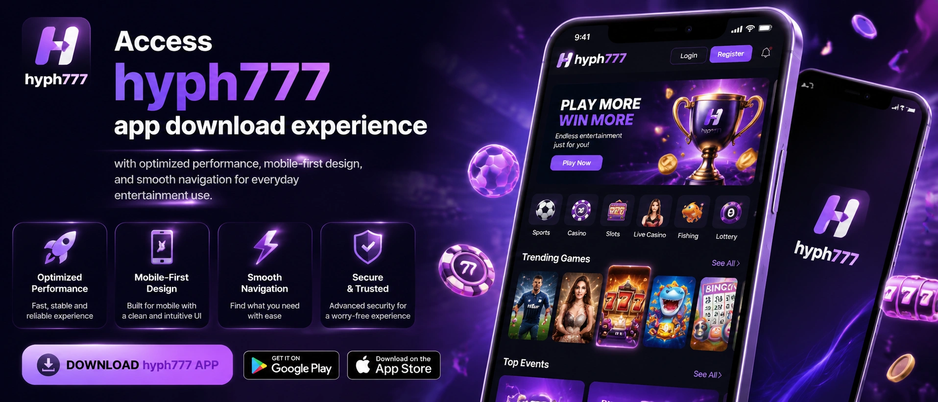 HYPH777 banner on hyph777.pro for FAQ and support reading