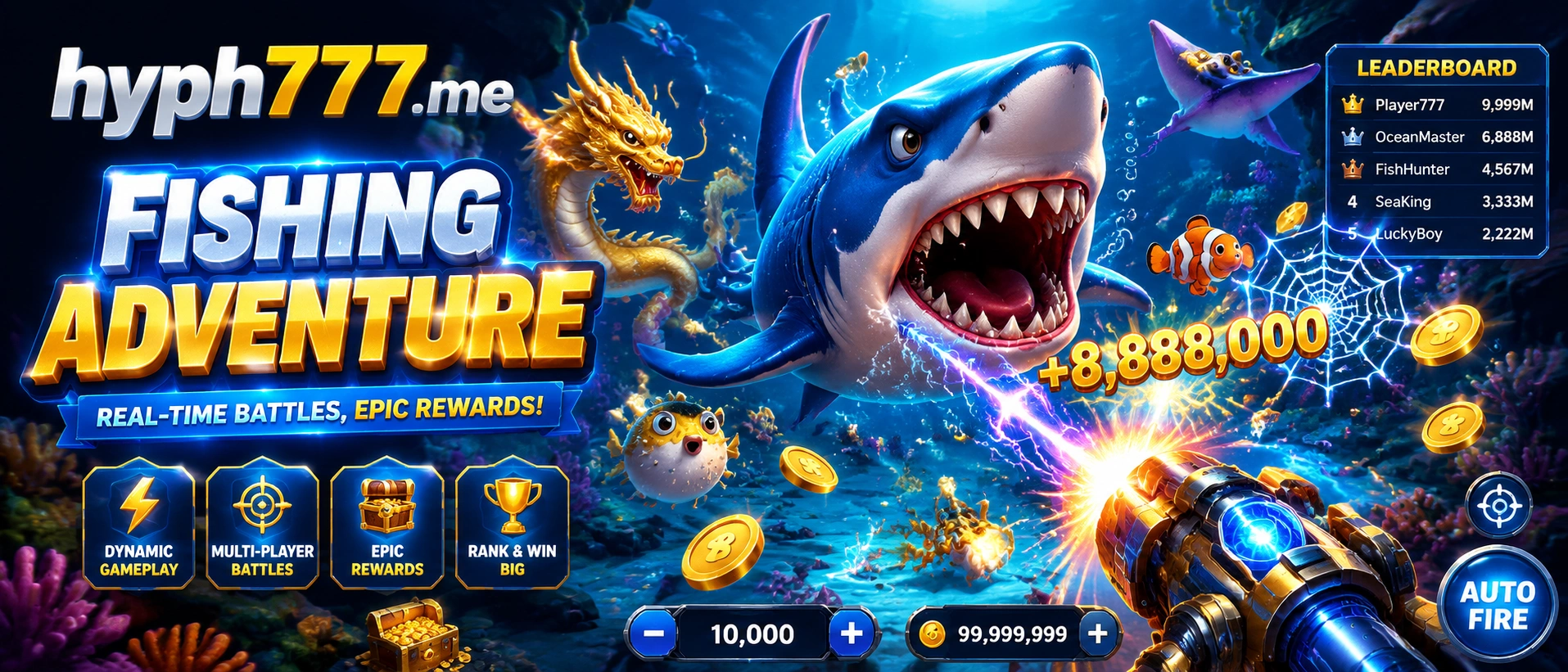HYPH777 Fishing Games With Arcade-Style Rewards banner
