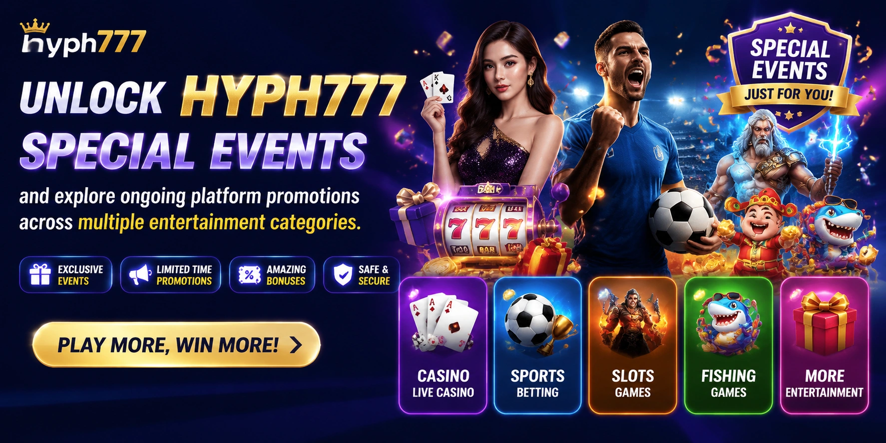 HYPH777 Promotion bonus highlight