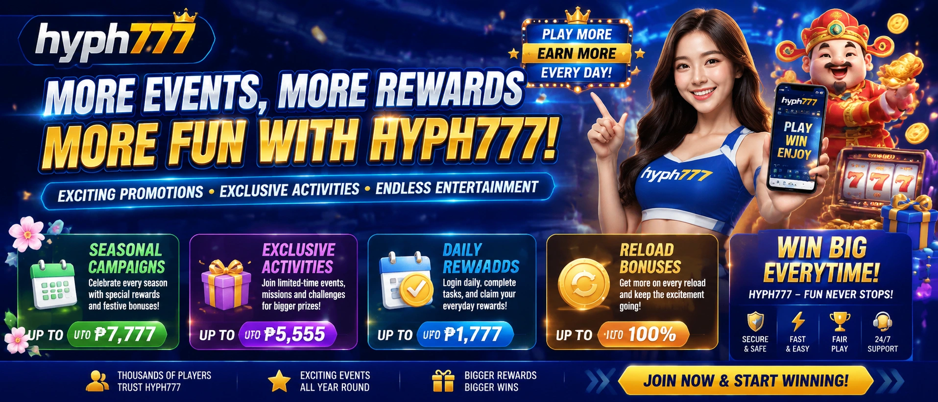 HYPH777 Promotion main visual